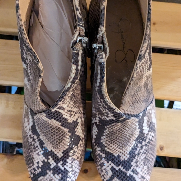 Jessica Simpson python booties - Picture 3 of 6